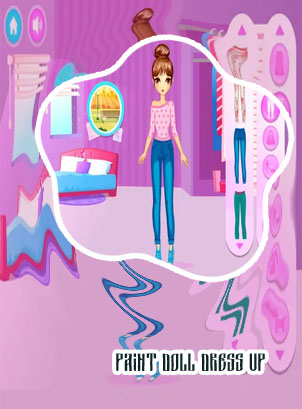 Doll dress up game online