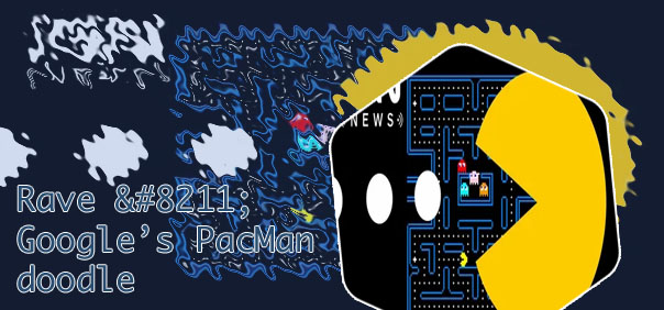 Google pacman game