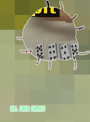 Spit card game setup